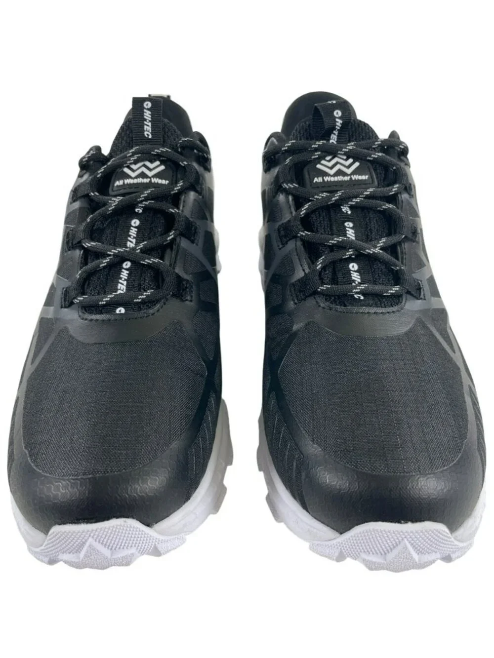 Hi-Tec AWW Mauna Hiker WP Black/White Waterproof Hiking Shoes Women's Sz 10 NEW